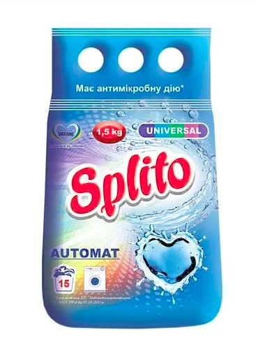 Порошок для прання SPLITO автомат 1,5 кг. (4820049383591)